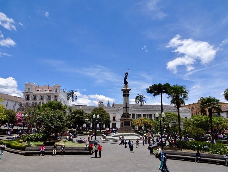 Independence Square (Plaza Grande), Quito, Pichincha Province, Ecuador